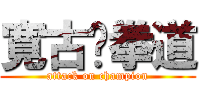 寛古跆拳道 (attack on champion)