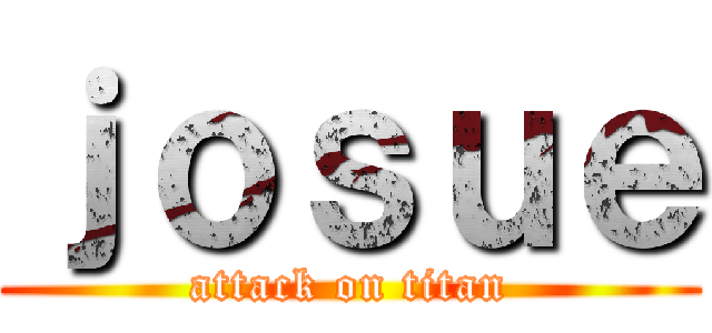 ｊｏｓｕｅ (attack on titan)