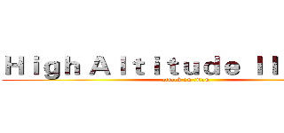 Ｈｉｇｈ Ａｌｔｉｔｕｄｅ Ｉｌｌｎｅｓｓ (attack on titan)