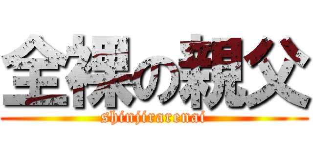 全裸の親父 (shinjirarenai)