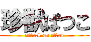 珍獣ぱつこ (attack on titan)