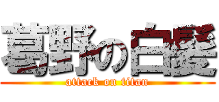 葛野の白髪 (attack on titan)