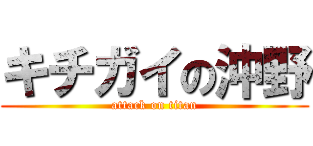 キチガイの沖野 (attack on titan)