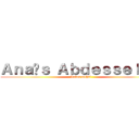 Ａｎａïｓ Ａｂｄｅｓｓｅｌａｍ (Loves mehdi)