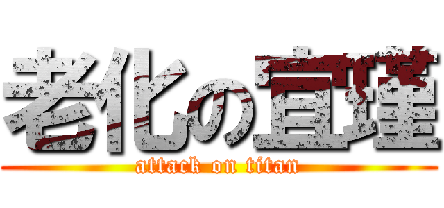 老化の宜瑾 (attack on titan)