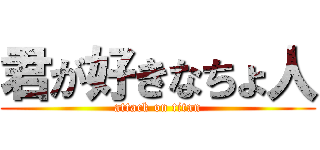 君が好きなちょ人 (attack on titan)