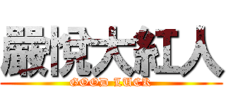 嚴悅大紅人 (GOOD LUCK)