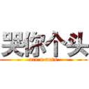 哭你个头 (are u nuts)