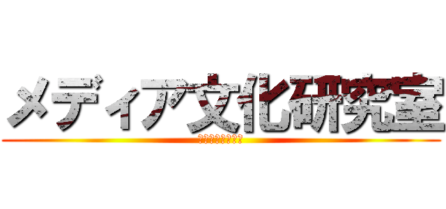 メディア文化研究室 (レジャー産業の今)