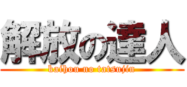 解放の達人 (kaihou no tatsujin)