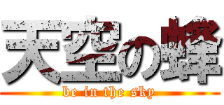 天空の蜂 (be in the sky)