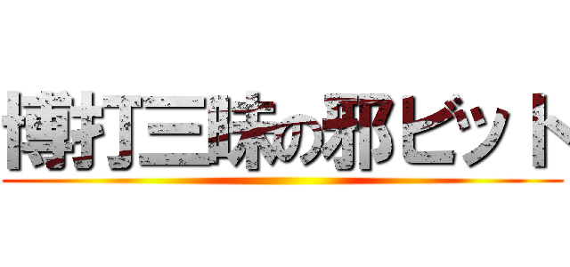 博打三昧の邪ビット ()