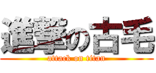 進撃の古毛 (attack on titan)