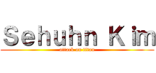Ｓｅｈｕｈｎ Ｋｉｍ (attack on titan)