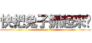 快把兔子抓起來丟 (attack on titan)