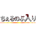ちぇるのぶ入り ()