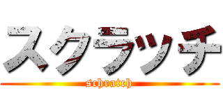 スクラッチ (schratch)