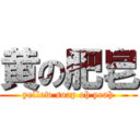 黄の肥皂 (yellow soap oh yeah)