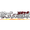 軟式の庭球 (tennis of soft)