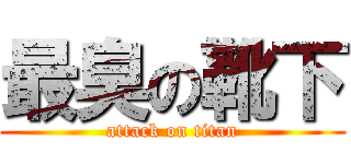 最臭の靴下 (attack on titan)