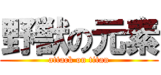 野獣の元素 (attack on titan)