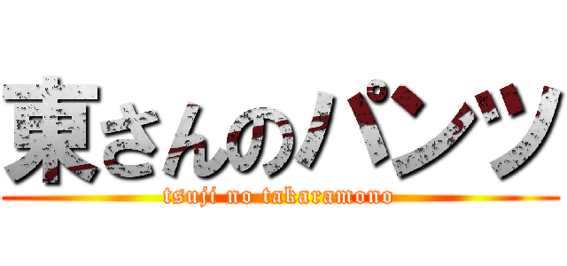 東さんのパンツ (tsuji no takaramono)