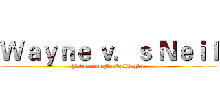 Ｗａｙｎｅ ｖ．ｓ Ｎｅｉｌ (Badminton Men's Singles)