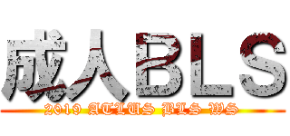成人ＢＬＳ (2019 ATLUS BLS WS)