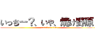 いっちー？、いや、焼け野原！ (attack on titan)