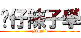 傻仔陳子學 (Stupid)