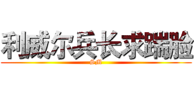 利威尔兵长求踹脸 (SM)