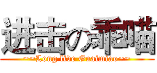 进击の乖喵 (~~Long live Guaimiao~~)
