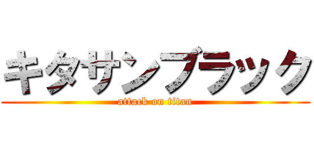 キタサンブラック (attack on titan)