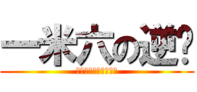 一米六の逆袭 (我们那天所见过の兵长)