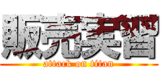 販売実習 (attack on titan)