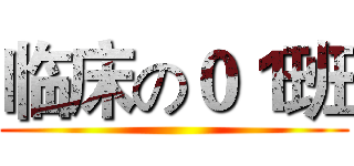 临床の０１班 ()