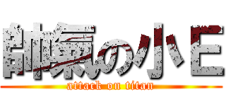帥氣の小Ｅ (attack on titan)