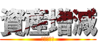 資産増減 (個人ツール)