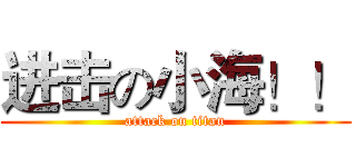 进击の小海！！ (attack on titan)