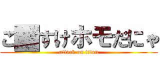 こ█すけホモだにゃ (attack on titan)