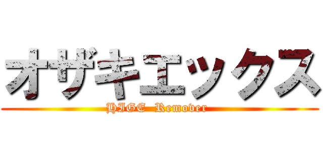 オザキエックス (HIGE  Remover )