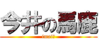 今井の馬鹿 (imai?)