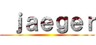  ｊａｅｇｅｒ ()