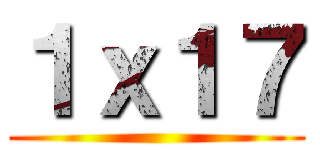 １ｘ１７ ()