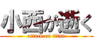 小西が逝く (attack on titan)