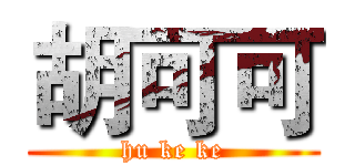 胡可可 (hu ke ke)