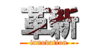 革新 (innovation)