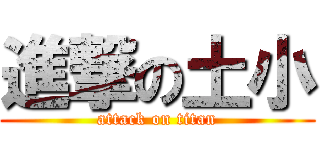 進撃の土小 (attack on titan)