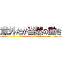 意外だが当然の動き (surprise but necessary)