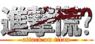 進撃慌妘 (attack on titan)